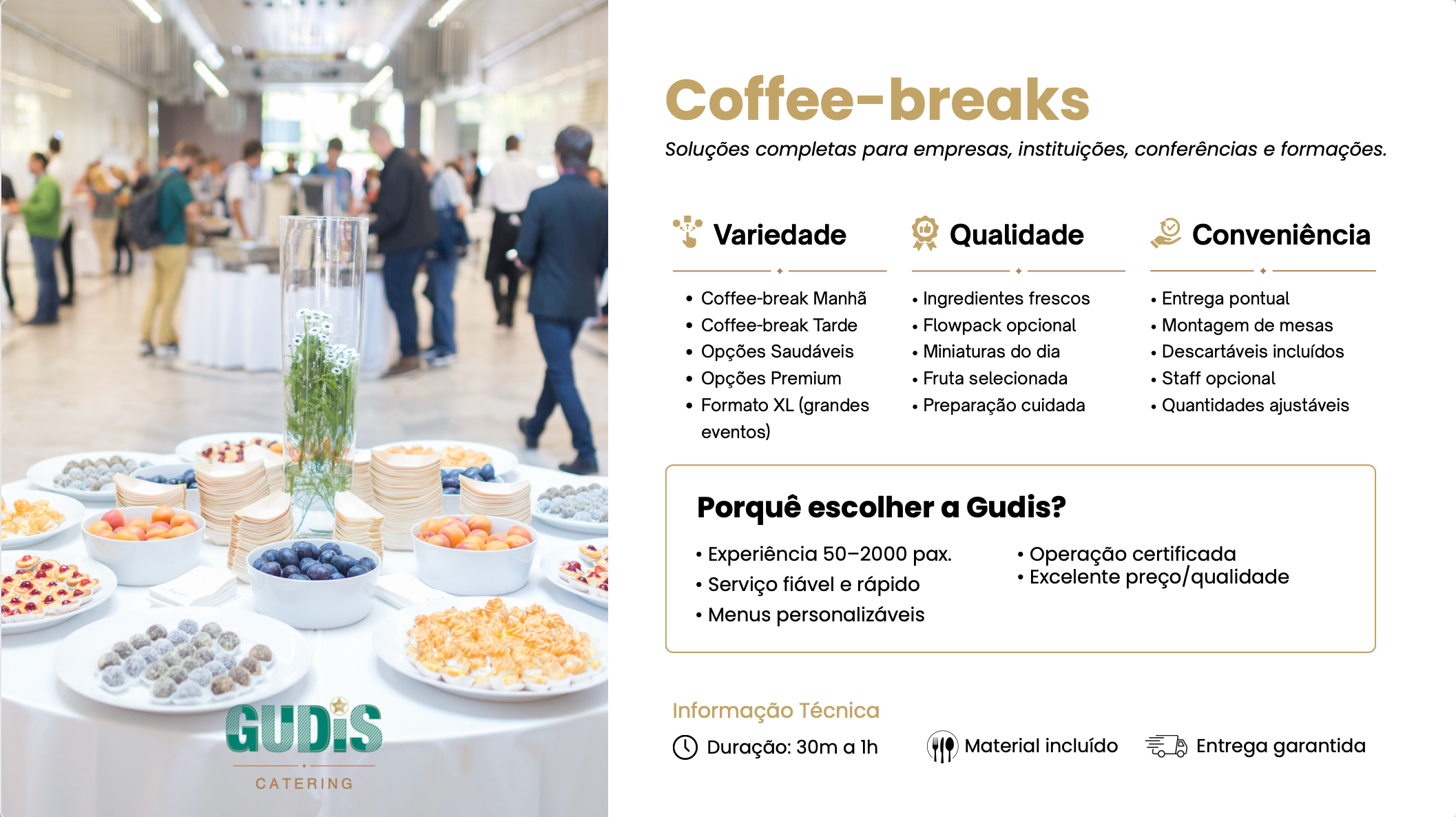 Gudis Catering Coffee Break